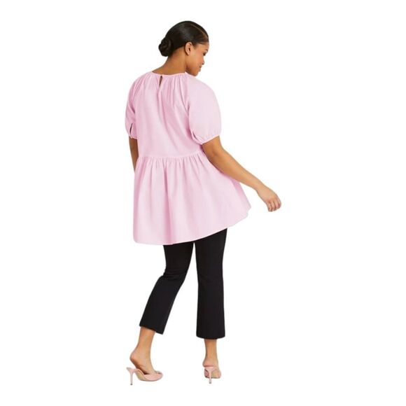 Hill House Puffed Sleeve Francesca Top Ballerina Pink Cottagecore‎ XS NWT - Picture 5 of 14